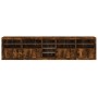 Aparador con luces LED roble ahumado 283x37x67 cm von , Sideboards - Ref: Foro24-3209027, Preis: 323,92 €, Rabatt: %