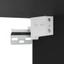 Muebles de TV de pared con luces LED 2 uds negro 40x30x60,5 cm | Foro24.es | Tu tienda online para hogar, jardín y más Foro24.es
