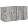 Muebles de TV de pared 5 pzas madera de ingeniería gris Sonoma | Foro24.es | Tu tienda online para hogar, jardín y más Foro24.es