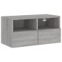 Muebles de TV de pared 5 pzas madera de ingeniería gris Sonoma | Foro24.es | Tu tienda online para hogar, jardín y más Foro24.es