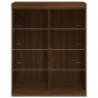 Aparador con luces LED roble marrón 81x37x100 cm von , Sideboards - Ref: Foro24-836720, Preis: 87,05 €, Rabatt: %