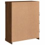 Aparador con luces LED roble marrón 81x37x100 cm von , Sideboards - Ref: Foro24-836720, Preis: 87,05 €, Rabatt: %