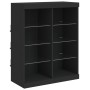 Aparador con luces LED negro 81x37x100 cm von , Sideboards - Ref: Foro24-836715, Preis: 116,29 €, Rabatt: %