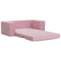 Sofá cama para niños de 2 plazas felpa suave rosa von , Baby- und Kleinkindmöbel - Ref: Foro24-357033, Preis: 52,60 €, Rabatt: %