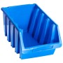 Contenedores de almacenaje apilables 14 unidades plástico azul by , Toolboxes - Ref: Foro24-146286, Price: 68,62 €, Discount: %