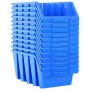 Contenedores de almacenaje apilables 14 unidades plástico azul by , Toolboxes - Ref: Foro24-146286, Price: 68,62 €, Discount: %