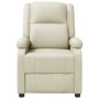 Sillón reclinable de cuero sintético blanco | Foro24.es | Tu tienda online para hogar, jardín y más Foro24.es