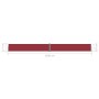 Rote einziehbare Seitenmarkise 117x1200 cm von vidaXL, Sonnenschirme - Ref: Foro24-318059, Preis: 97,28 €, Rabatt: %