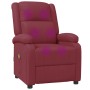 Sillón de masaje de cuero sintético rojo tinto by , Electric massage chairs - Ref: Foro24-340166, Price: 200,86 €, Discount: %