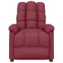 Sillón de masaje de tela rojo tinto | Foro24.es | Tu tienda online para hogar, jardín y más Foro24.es