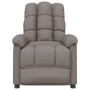 Sillón de masaje reclinable de tela gris taupé by , Electric massage chairs - Ref: Foro24-342741, Price: 203,69 €, Discount: %