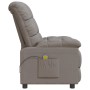 Sillón de masaje reclinable de tela gris taupé by , Electric massage chairs - Ref: Foro24-342741, Price: 203,69 €, Discount: %