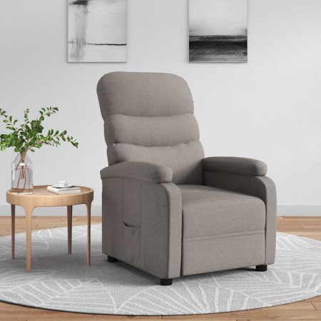 Sillón reclinable de tela gris taupe | Foro24.es | Tu tienda online para hogar, jardín y más Foro24.es