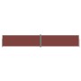 Toldo lateral retráctil marrón 160x1000 cm de vidaXL, Sombrillas - Ref: Foro24-318033, Precio: 109,06 €, Descuento: %