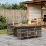 Set comedor jardín 7 pzas y cojines ratán sintético gris von , Gartensets - Ref: Foro24-3210914, Preis: 392,66 €, Rabatt: %