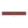Toldo lateral retráctil marrón 160x1000 cm de vidaXL, Sombrillas - Ref: Foro24-318033, Precio: 79,70 €, Descuento: %