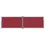 Toldo lateral retráctil rojo 160x600 cm de vidaXL, Sombrillas - Ref: Foro24-317999, Precio: 93,50 €, Descuento: %