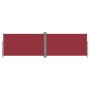 Toldo lateral retráctil rojo 160x600 cm de vidaXL, Sombrillas - Ref: Foro24-317999, Precio: 94,68 €, Descuento: %