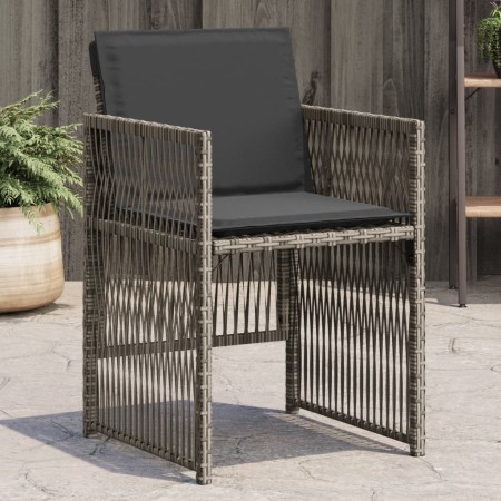 Sillones de jardín con cojines 4 uds ratán sintético gris von , Gartenstühle - Ref: Foro24-364968, Preis: 157,36 €, Rabatt: %