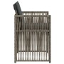 Sillones de jardín con cojines 4 uds ratán sintético gris von , Gartenstühle - Ref: Foro24-364968, Preis: 157,36 €, Rabatt: %