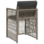 Sillones de jardín con cojines 4 uds ratán sintético gris von , Gartenstühle - Ref: Foro24-364968, Preis: 157,36 €, Rabatt: %