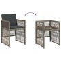 Sillones de jardín con cojines 4 uds ratán sintético gris von , Gartenstühle - Ref: Foro24-364968, Preis: 157,36 €, Rabatt: %