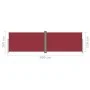 Toldo lateral retráctil rojo 160x600 cm de vidaXL, Sombrillas - Ref: Foro24-317999, Precio: 93,50 €, Descuento: %