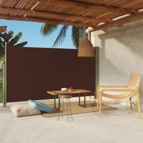 Retractable brown garden side awning 170x300 cm by vidaXL, Umbrellas - Ref: Foro24-317891, Price: 76,36 €, Discount: %