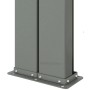 Schwarze einziehbare Seitenmarkise 180x1000 cm von vidaXL, Sonnenschirme - Ref: Foro24-318036, Preis: 113,81 €, Rabatt: %