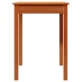 Mesa de comedor madera maciza de pino marrón cera 55x55x75 cm by , Kitchen and dining tables - Ref: Foro24-844468, Price: 68,...