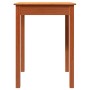 Mesa de comedor madera maciza de pino marrón cera 55x55x75 cm by , Kitchen and dining tables - Ref: Foro24-844468, Price: 68,...