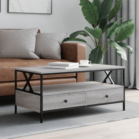 Mesa de centro madera de ingeniería gris Sonoma 100x51x45 cm von , Couchtisch - Ref: Foro24-835302, Preis: 99,11 €, Rabatt: %