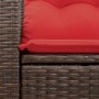 Sofá de jardín de 2 plazas con cojines en ratán sintético marrón by , Outdoor sofas - Ref: Foro24-366243, Price: 169,63 €, Di...