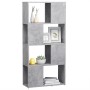 Estantería divisor de espacios gris hormigón 60x24x124,5 cm von , Bücherregale und Regale - Ref: Foro24-809084, Preis: 61,93 ...