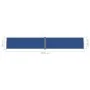 Retractable blue side awning 160x1000 cm by vidaXL, Umbrellas - Ref: Foro24-318034, Price: 107,84 €, Discount: %