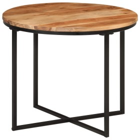Mesa de centro de madera maciza de acacia y