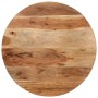 Mesa de centro de madera maciza de acacia y hierro 35x35x30 cm | Foro24.es | Tu tienda online para hogar, jardín y más Foro24.es