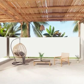 Cream retractable side awning 180x1000 cm by vidaXL, Umbrellas - Ref: Foro24-318037, Price: 83,03 €, Discount: %