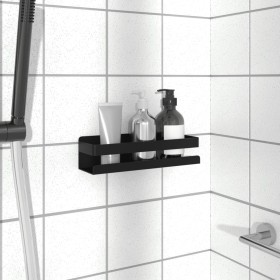 Estante de ducha acero inoxidable cepillado negro 304 30x10x6cm de , Estanterías - Ref: Foro24-4004908, Precio: 22,60 €, Desc...