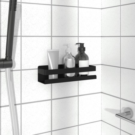 Estante de ducha acero inoxidable cepillado negro 304 30x10x6cm von , Regale - Ref: Foro24-4004908, Preis: 22,60 €, Rabatt: %