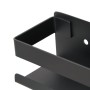 Estante de ducha acero inoxidable cepillado negro 304 30x10x6cm von , Regale - Ref: Foro24-4004908, Preis: 22,60 €, Rabatt: %