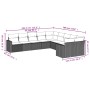 Set de sofás de jardín 10 pzas con cojines ratán sintético gris by , Garden sets - Ref: Foro24-3219501, Price: 729,38 €, Disc...