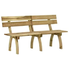 Banco de jardín madera pino impregnada 160 cm de vidaXL, Bancos de jardín - Ref: Foro24-318401, Precio: 105,63 €, Descuento: %