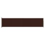 Retractable side awning for brown patio 140x600 cm by vidaXL, Umbrellas - Ref: Foro24-317957, Price: 88,80 €, Discount: %