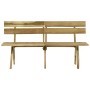 Banco de jardín madera pino impregnada 160 cm de vidaXL, Bancos de jardín - Ref: Foro24-318401, Precio: 106,88 €, Descuento: %