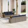 Set de sofás de jardín 8 pzas con cojines ratán sintético gris von , Gartensets - Ref: Foro24-3256362, Preis: 560,21 €, Rabat...