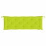 Cojín de banco de jardín tela Oxford verde claro 150x50x7 cm de , Cojines para sillas y sofás - Ref: Foro24-361613, Precio: 3...