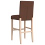 Taburetes altos 2 uds madera maciza de caucho y tela | Foro24.es | Tu tienda online para hogar, jardín y más Foro24.es