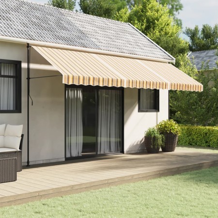 Tela de repuesto de toldo rayas de colores 5x3 m by , Awnings - Ref: Foro24-367740, Price: 60,27 €, Discount: %