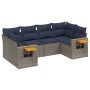 Set de sofás de jardín 6 pzas con cojines ratán sintético gris | Foro24.es | Tu tienda online para hogar, jardín y más Foro24.es